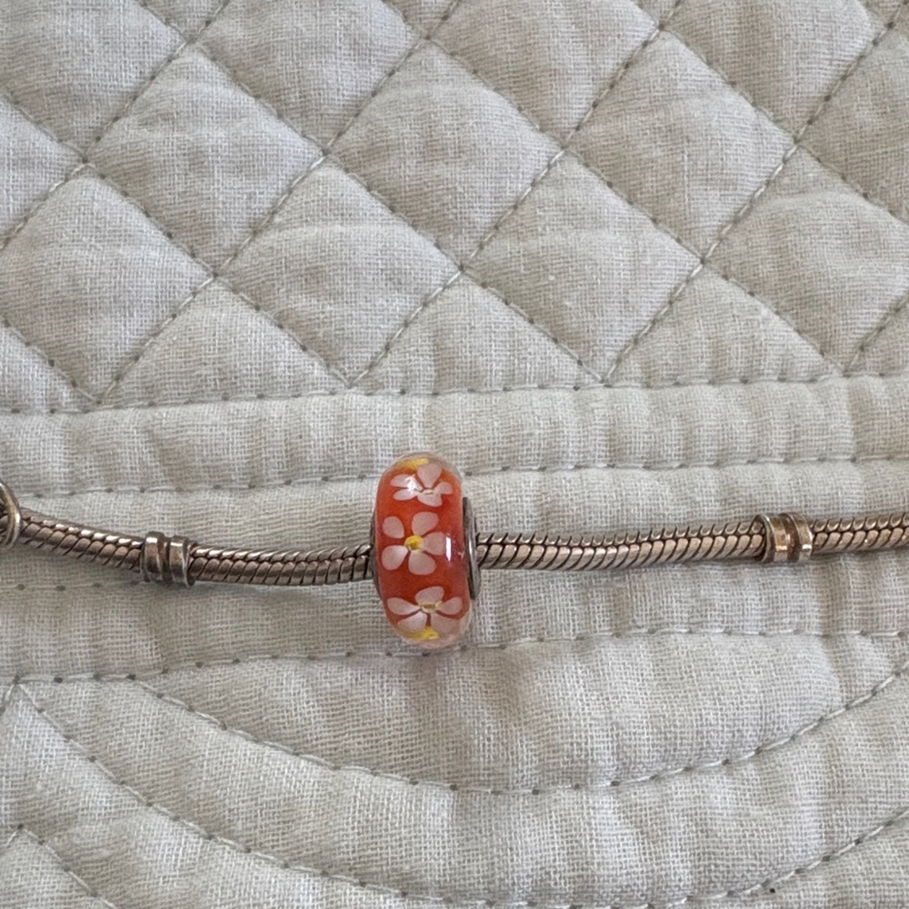 Pandora Orange Charm